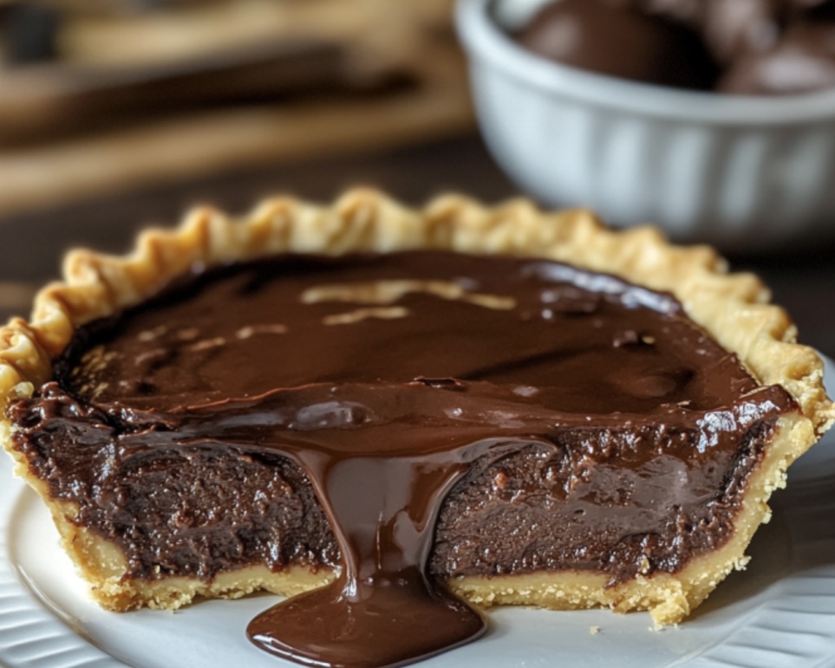 Sinful Hot Fudge Pie Recipe