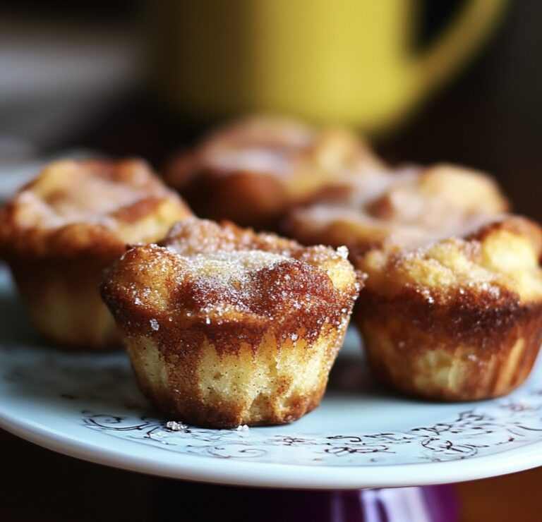 Fluffy Cinnamon Sugar French Toast Muffins Recipe