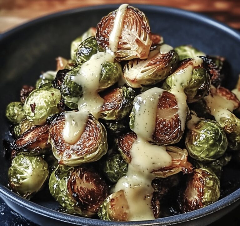 Golden Roasted Brussels Sprouts Recipe