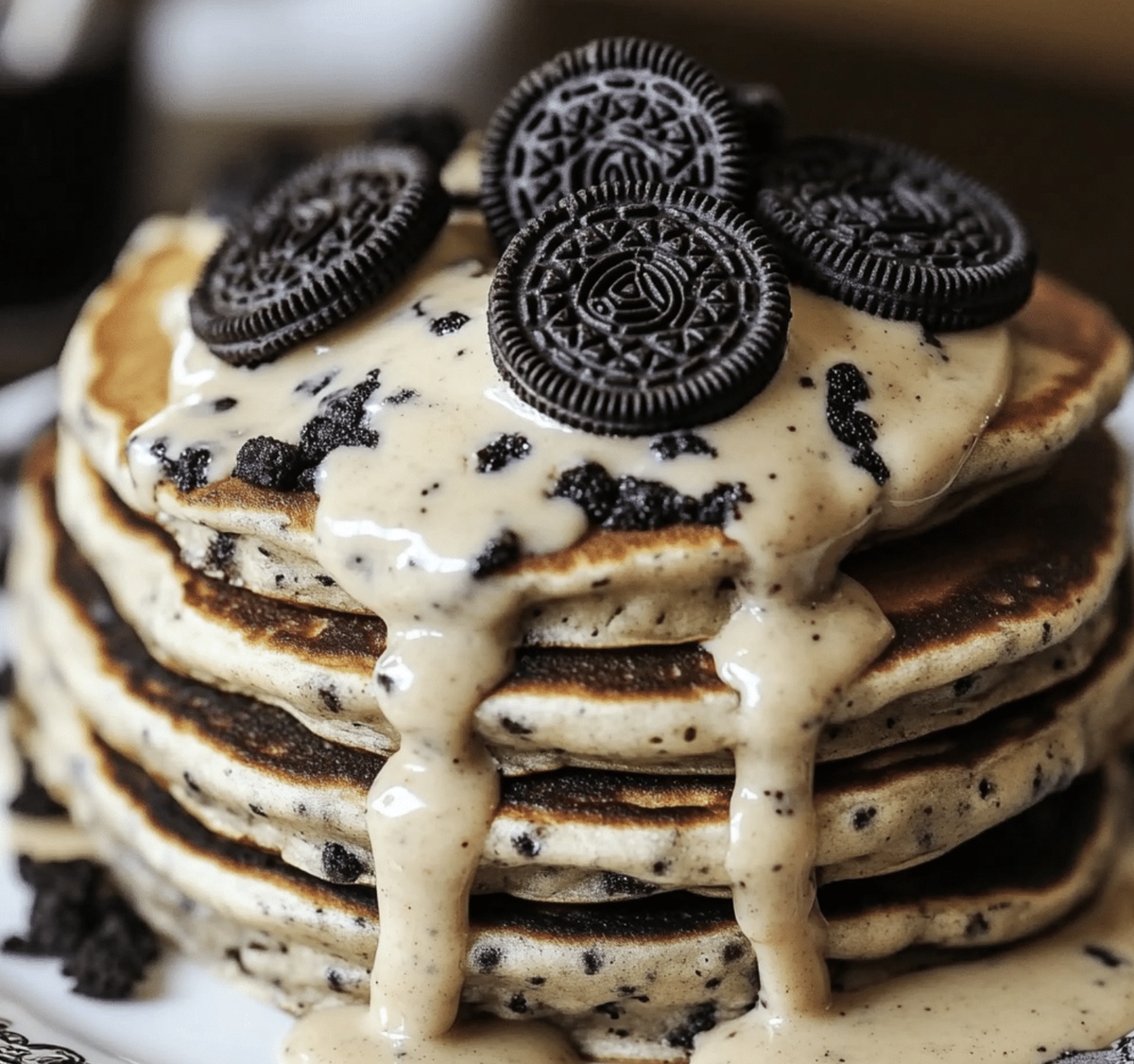 Fluffy Oreo Pancakes Recipe