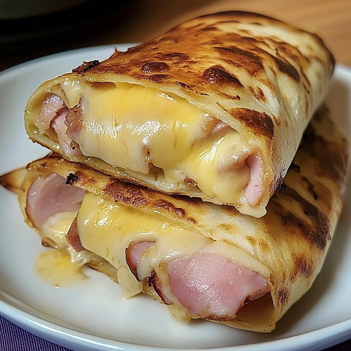 Crispy Air Fryer Hot Chicken Ham And Cheese Recipe