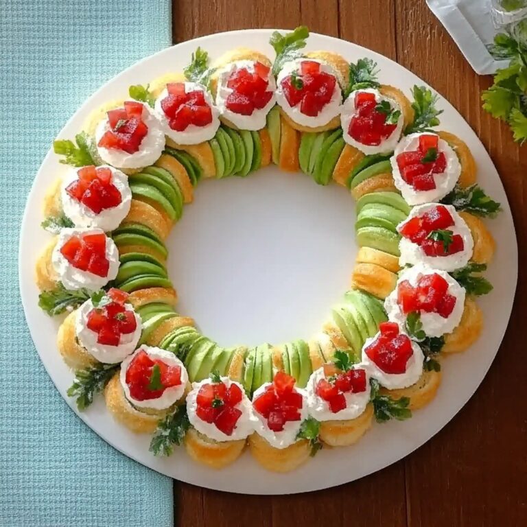 Festive Appetizer Wreath Recipe