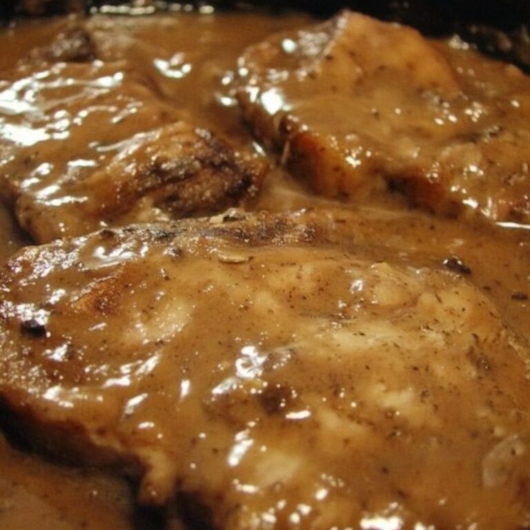 Tender Crock Pot Smothered Pork Chops Recipe