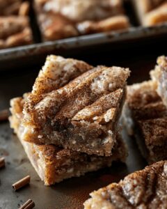 Cinnamon Swirl Snickerdoodle Blondies Recipe