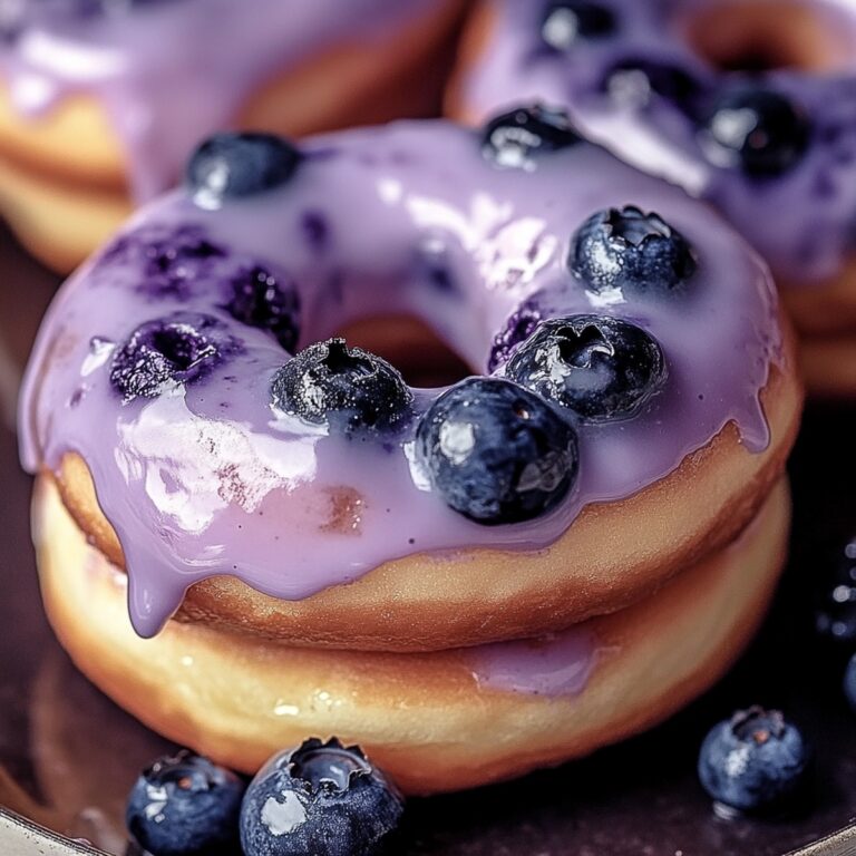 Heavenly Blueberry Cake Donuts Recipe