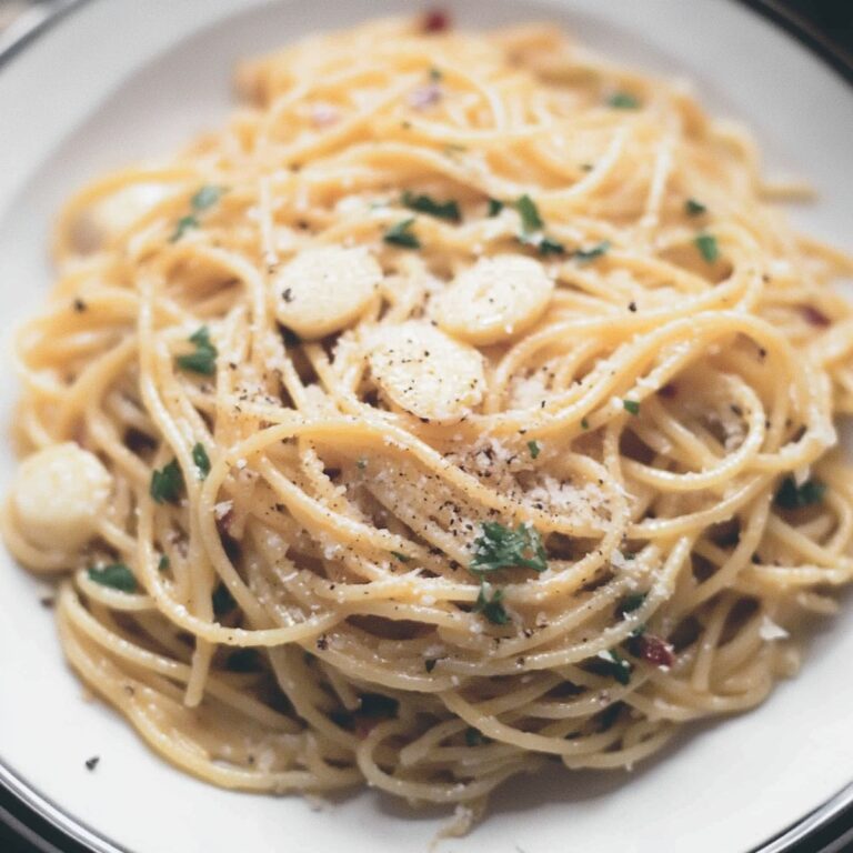 Garlic Parmesan Spaghetti Recipe