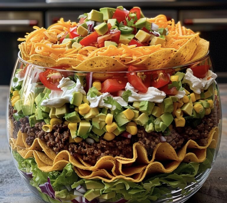Hearty Seven-Layer Taco Salad Recipe