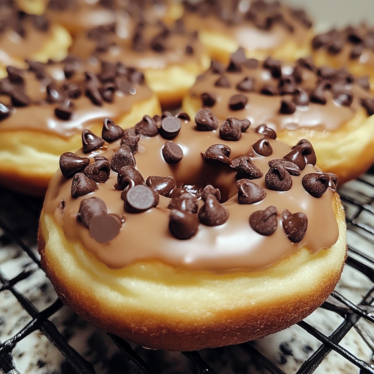 Irresistible Baked Chocolate Chip Donuts Recipe