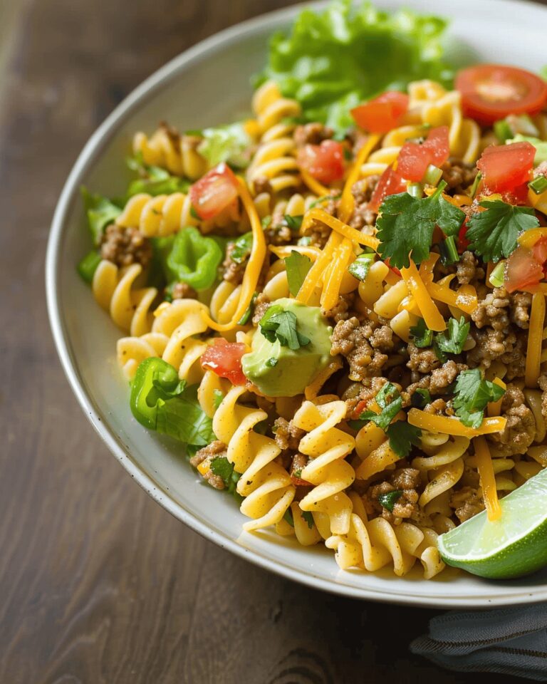 Taco Fusion Pasta Salad Recipe