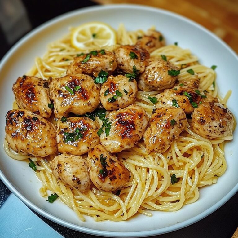 Succulent Garlic Butter Chicken With Lemon Parmesan Pasta Recipe