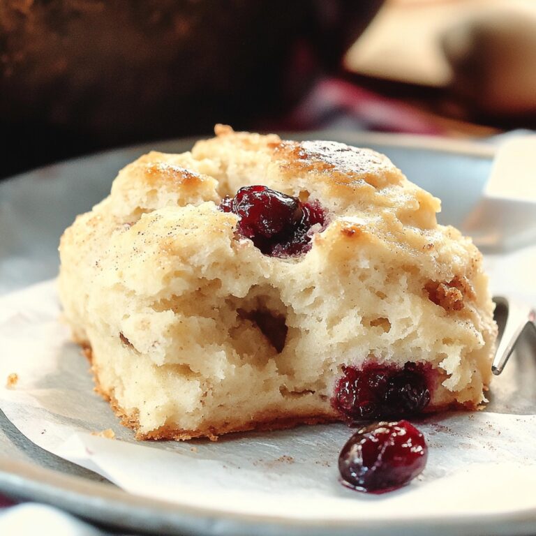Warm Cranberry-Cinnamon Skillet Biscuits Recipe