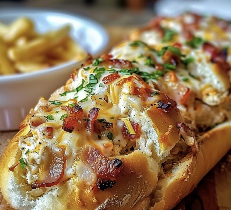 Cheesy Chicken Bacon Ranch Stuffed Bread Recipe
