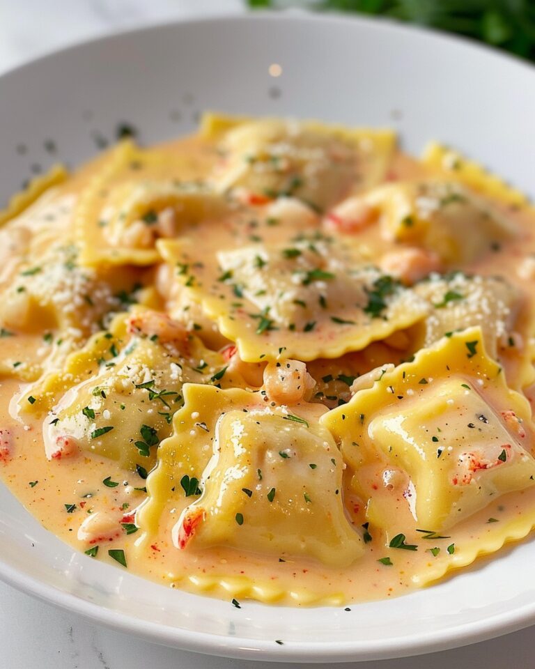 Lobster Ravioli With Zesty Butter Sauce Recipe
