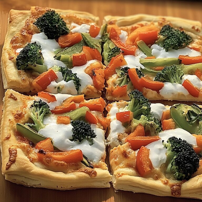 Rustic Veggie Pizza Recipe