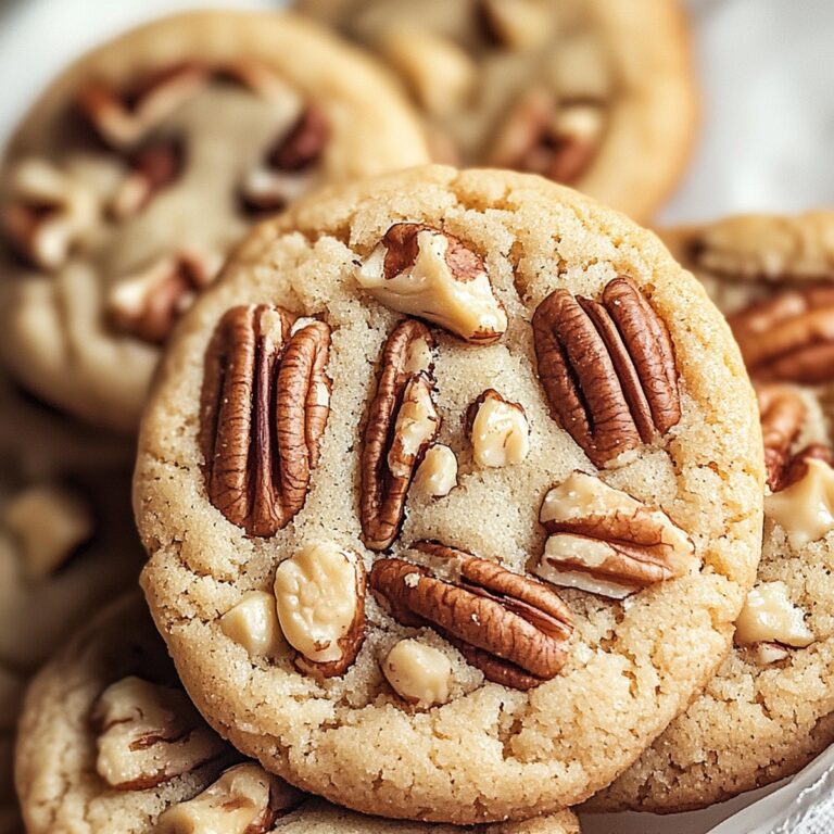 Crunchy Butter Pecan Cookies Recipe