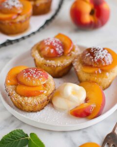 Peach Delight Mini Cakes Recipe
