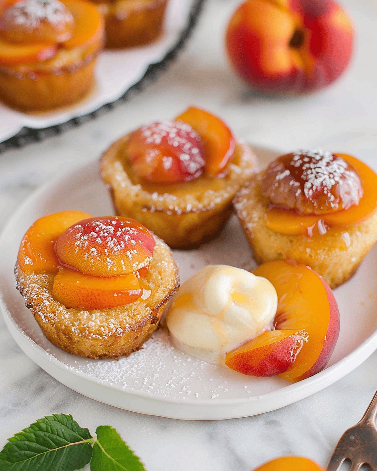 Peach Delight Mini Cakes Recipe
