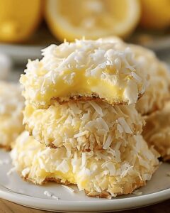 Lemon Coconut Delight Cookies Recipe