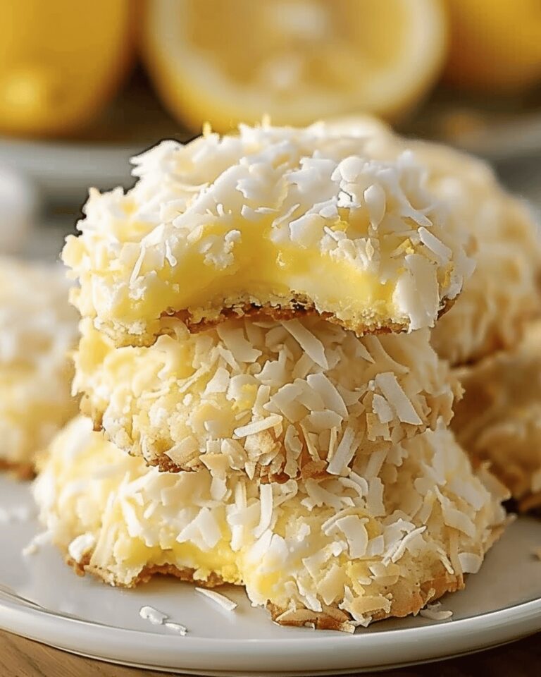 Lemon Coconut Delight Cookies Recipe