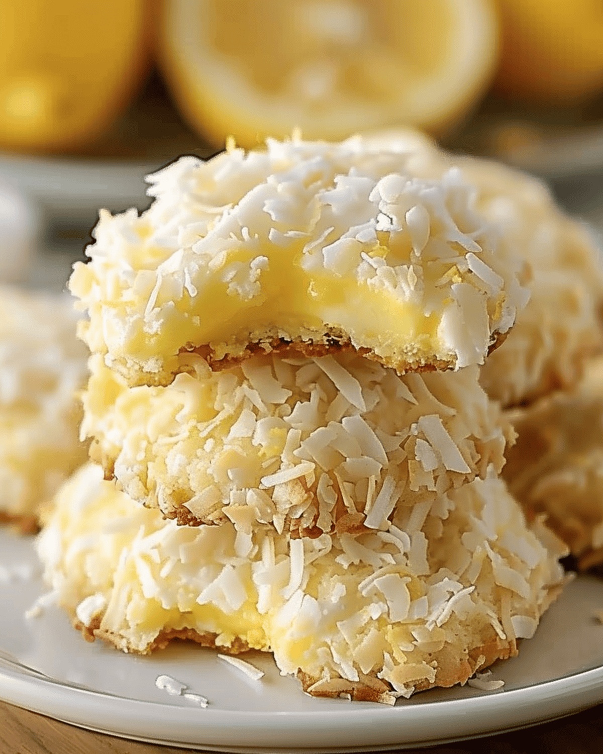 Lemon Coconut Delight Cookies Recipe