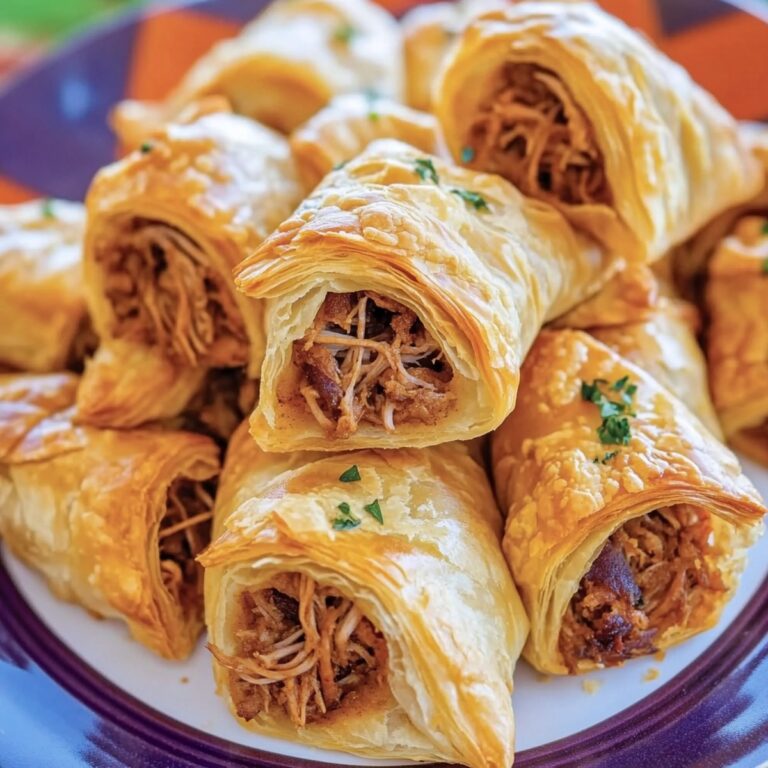 Crispy Pulled Pork Pastry Puffs Recipe