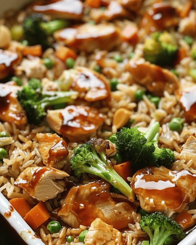 Teriyaki Chicken Rice Bake Recipe