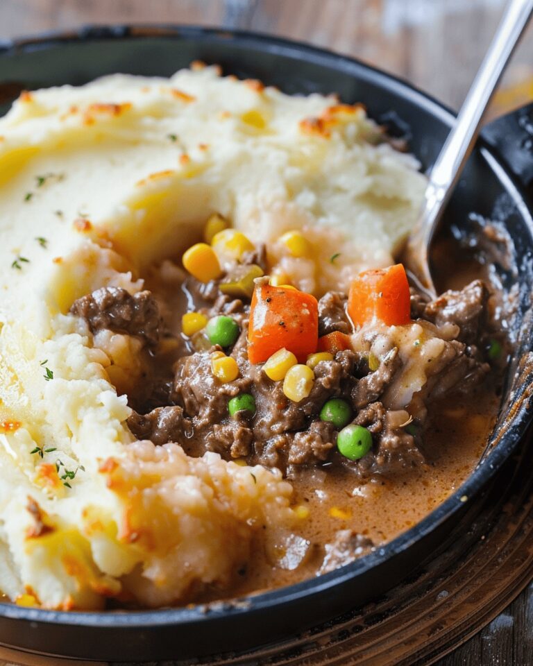 Savory Beef And Potato Bake Recipe