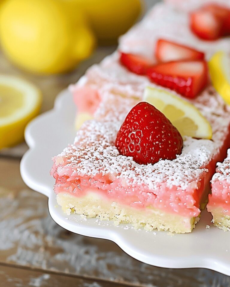 Strawberry Lemonade Bars Recipe