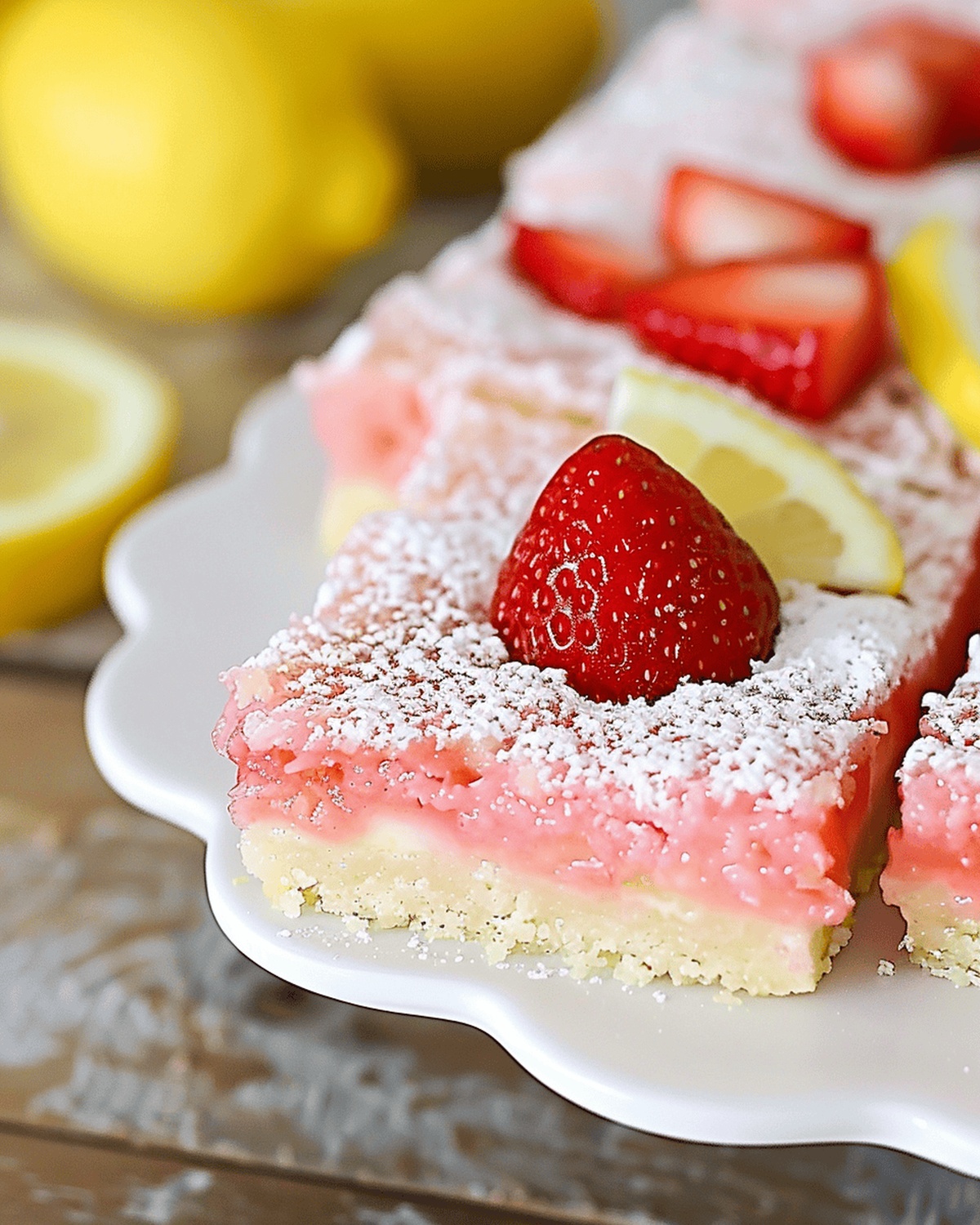 Strawberry Lemonade Bars Recipe