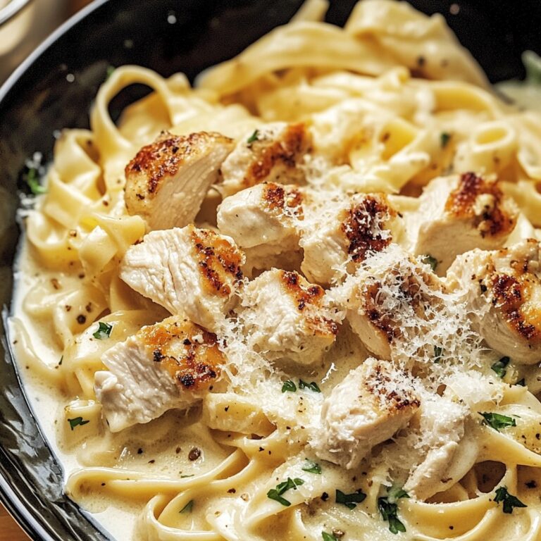 Creamy Chicken Fettuccine Alfredo Recipe