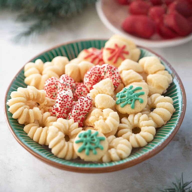Crispy Old Fashioned Spritz Cookies Recipe