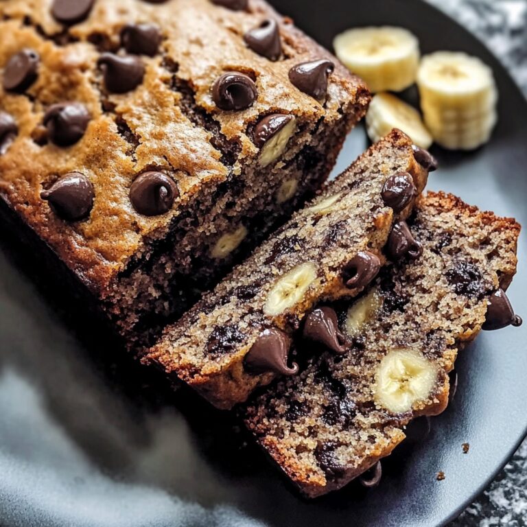 Heavenly Chocolate Chip Banana Bread Recipe