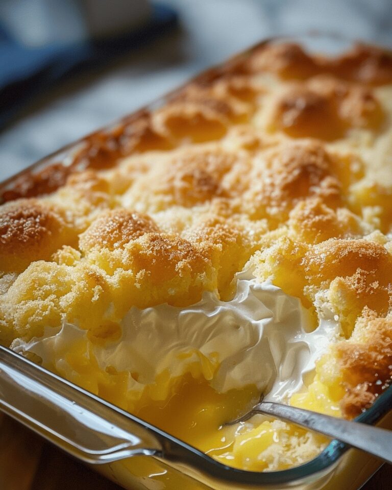 Lemon Cream Cheese Delight Cake Recipe