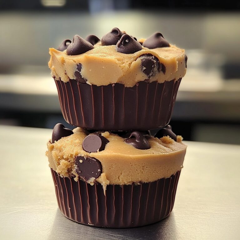 Gooey Peanut Butter Chocolate Chip Cookie Cups Recipe