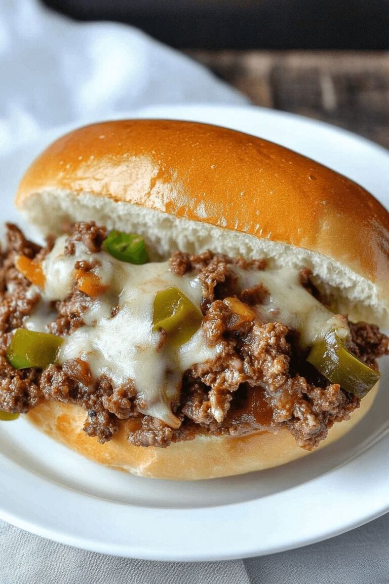 Philly Cheese Steak Sloppy Joes Recipe