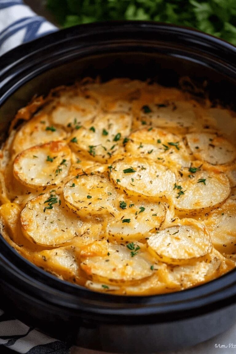 Slow Cooker Scalloped Potatoes Recipe