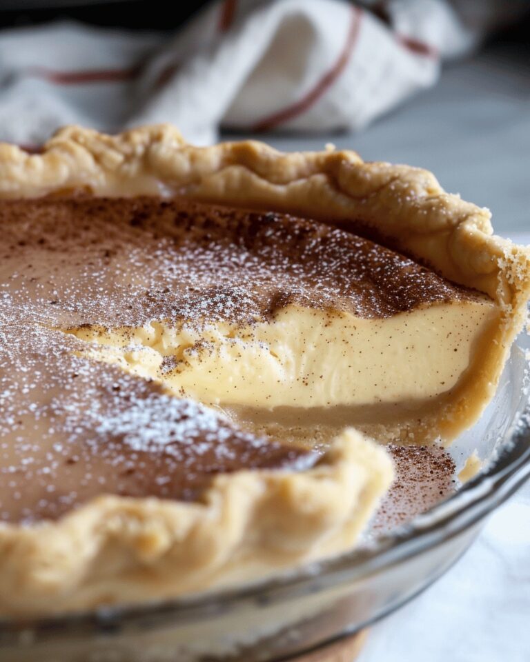 Cinnamon Nutmeg Custard Pie Recipe