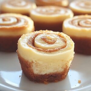 Heavenly Mini Cinnamon Roll Cheesecakes Recipe