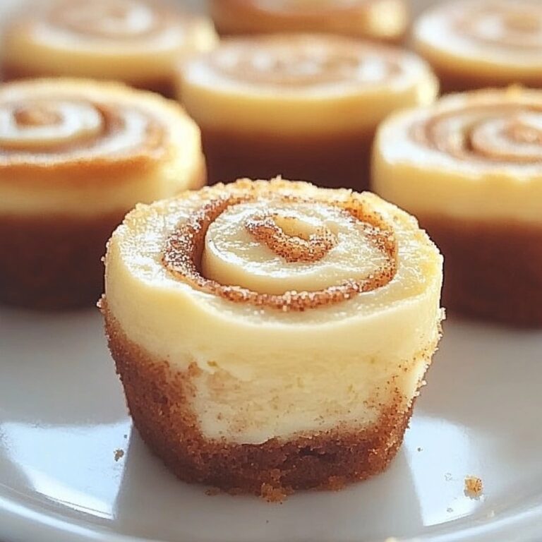 Heavenly Mini Cinnamon Roll Cheesecakes Recipe