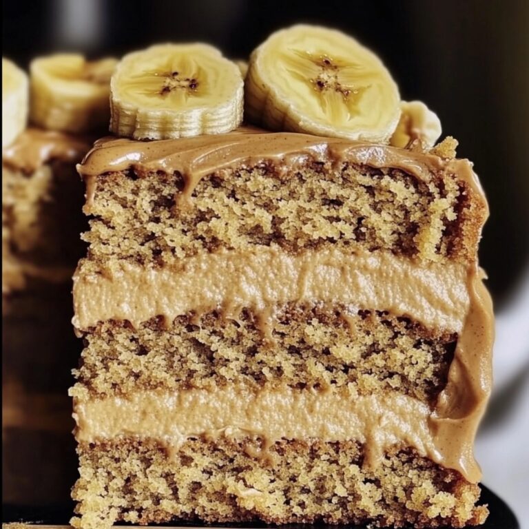 Moist Peanut Butter Banana Cake Recipe