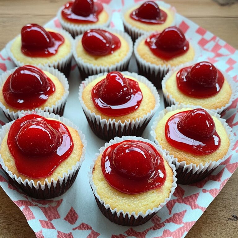 Heavenly Cherry Cheesecake Cupcakes Recipe