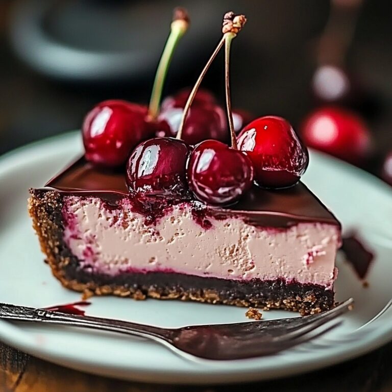 Decadent Cherry Chocolate Cheesecake Recipe