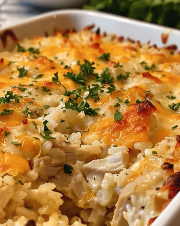 Cheesy Chicken And Rice Delight Casserole Recipe