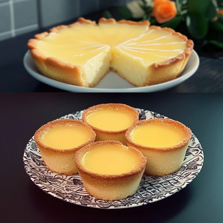 Silky Lemon Custard Cake Recipe