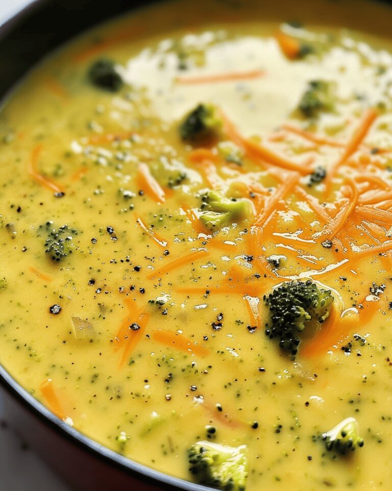 Broccoli Cheddar Delight Soup Recipe