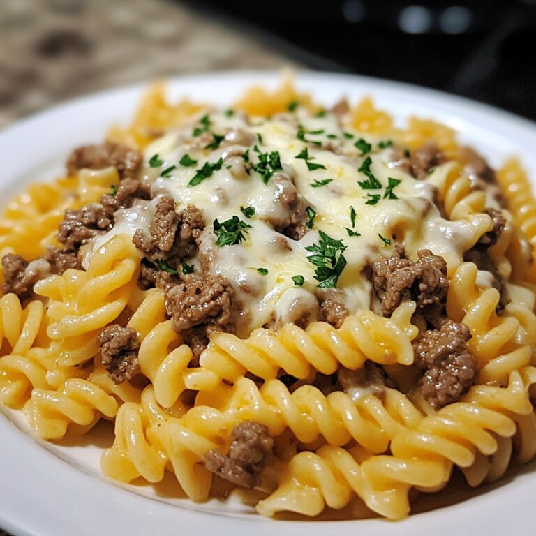 Succulent Rotini With Garlic Butter Beef Recipe