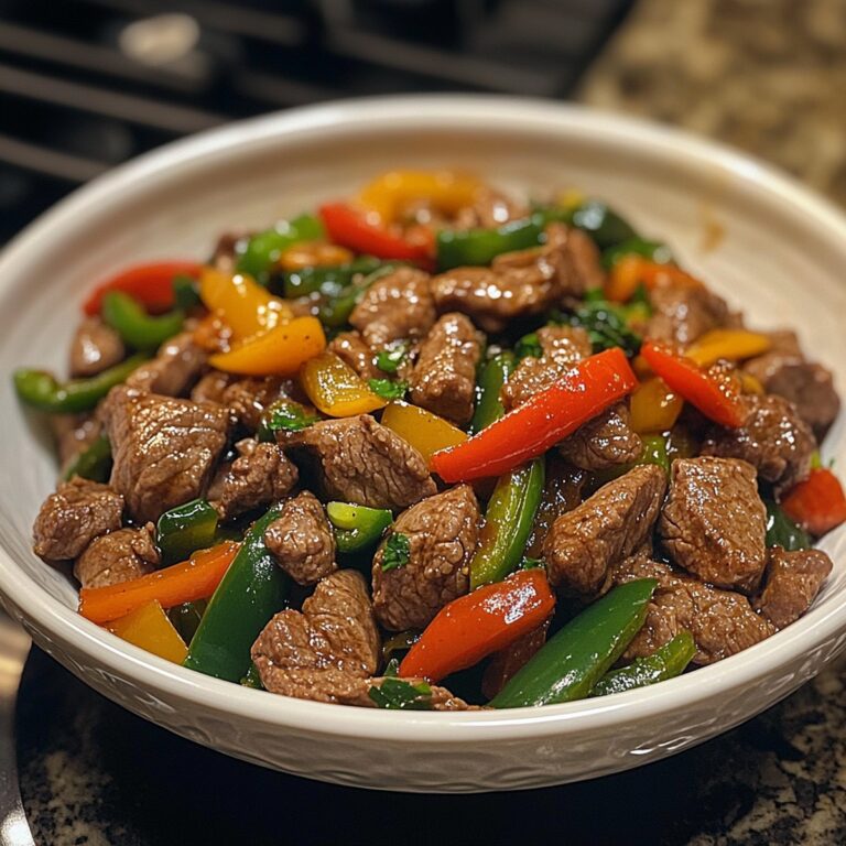 Vibrant Beef Stir-Fry With Bell Peppers Recipe