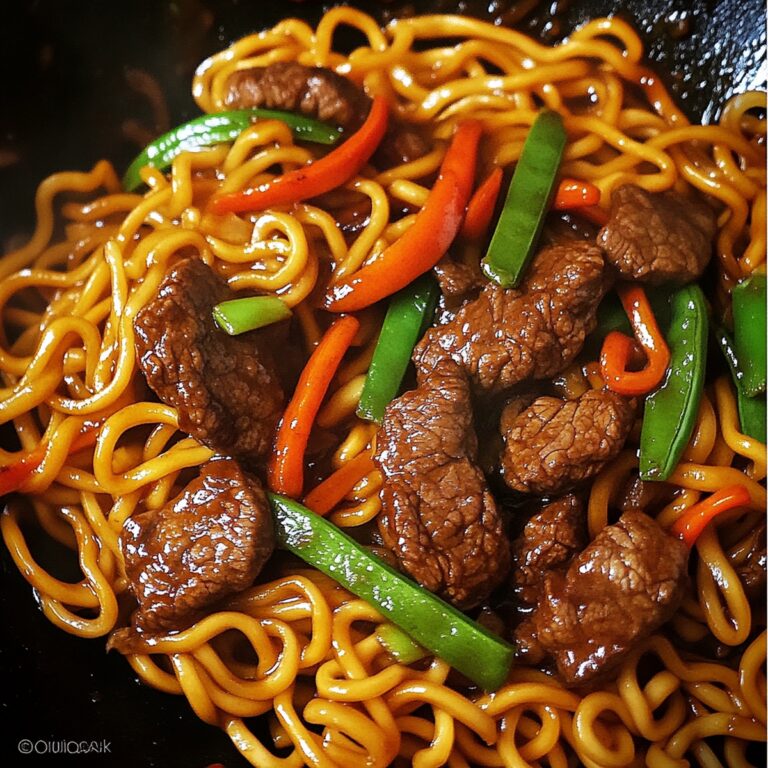 Savory Beef Lo Mein Recipe