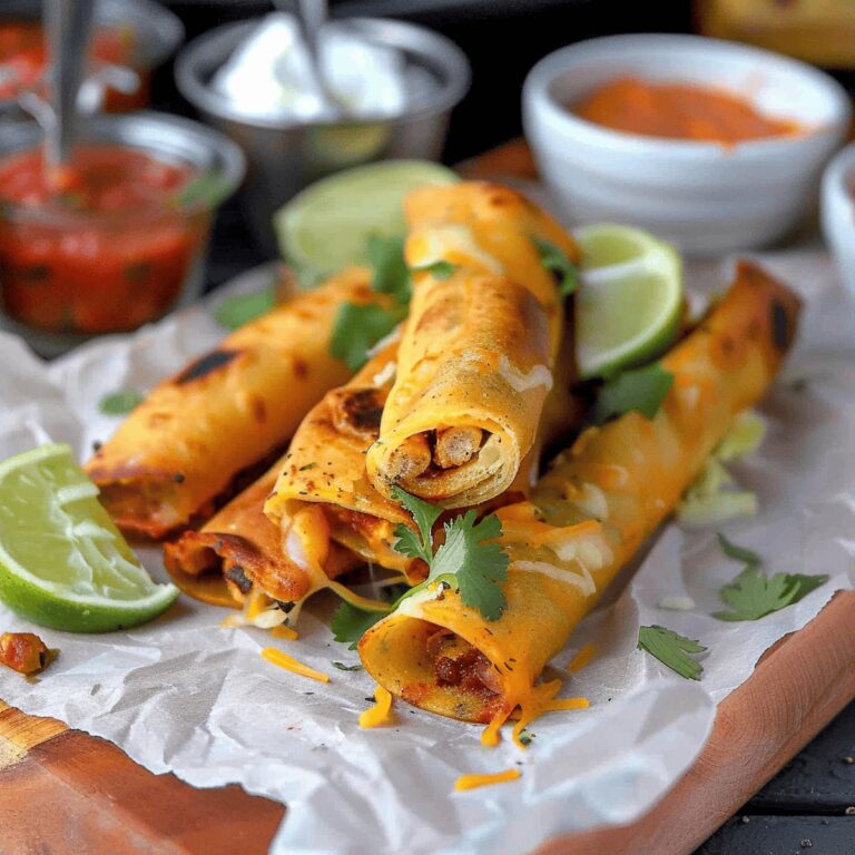 Chicken and Pepper Jack Cheese Taquitos Recipe