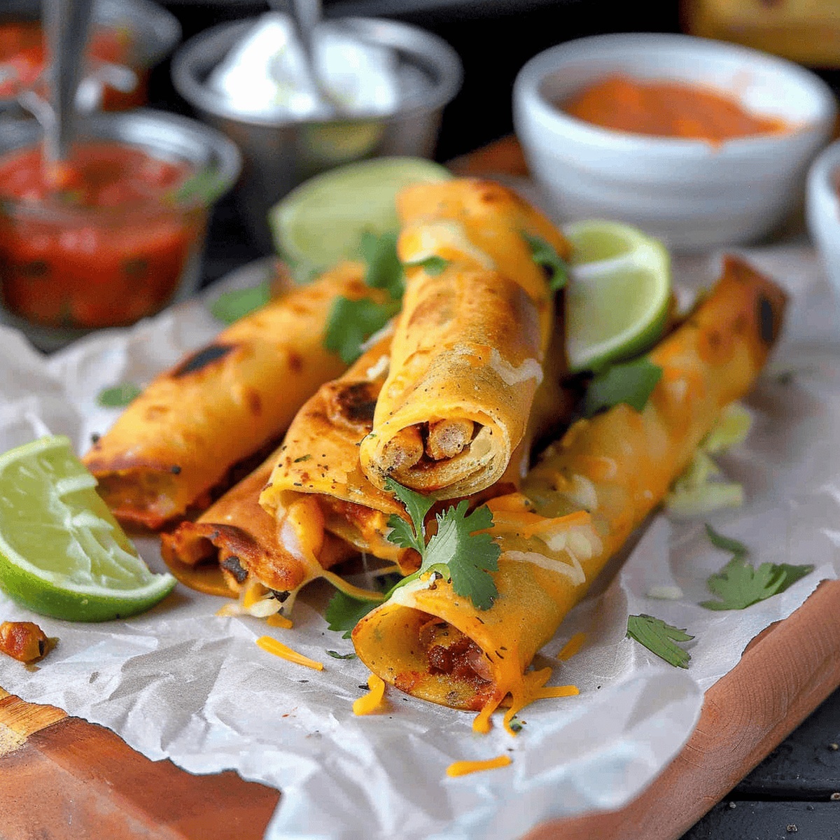 Chicken and Pepper Jack Cheese Taquitos Recipe
